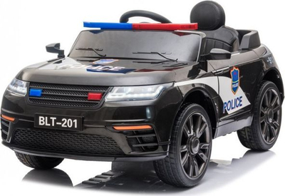 Makina elektrike për kalamaj BLT-201 Police, me telekomandë, drita LED, e zezë