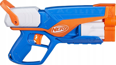 Lodër blaster Nerf N Series Agility, 12 darts shkumë, magazinë 6 darts, shumëngjyrësh
