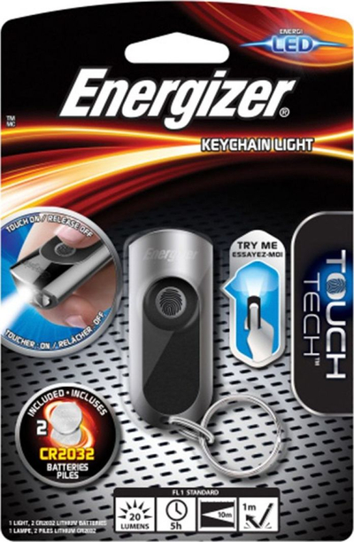 Elektrik dore për mbajtës çelësash ENERGIZER CR2032, 2 copë, i hirtë
