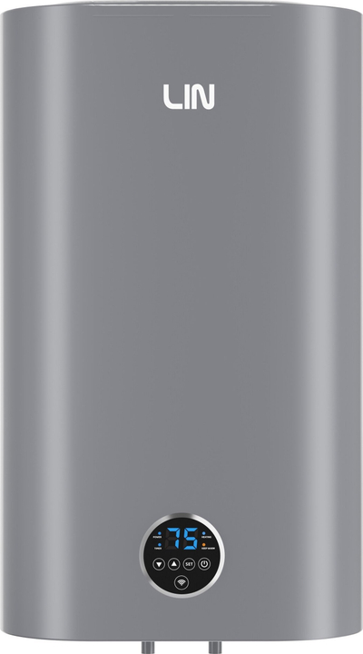 Електричен бојлер Lin LIFVD1, 80L, 2000W, сив со Wi Fi