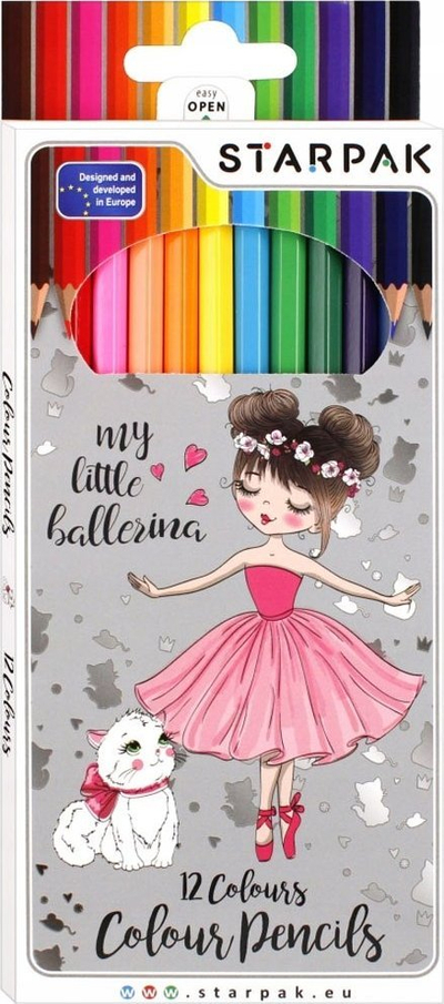 Lapsa me ngjyra Starpak Ballerina 490900, 12 ngjyra