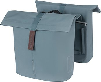 Set çantash biçiklete Basil City Mik, 28 32L, i papërshkueshëm nga uji, i zi