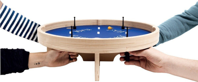 Lojë tavoline Klask 4 Player, futboll dhe air hockey, shumëngjyrëshe