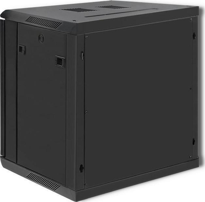 Kabinet RACK Qoltec 19", 12U, 600 x 600 x 635 mm, ngjyrë e zezë