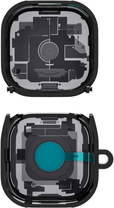 Mbështjellësi Spigen Ultra Hybrid Zero One për Samsung Galaxy Buds 4/4 Pro, i zi