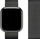 Rrip ore inteligjente Forcell F-Design, për Apple Watch 42-49mm, çelik inox, i zi