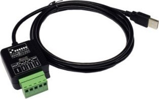 Kabllo USB në RS232/422/485 Exsys EX-1309-T, USB 2.0, 1.8m, e zezë