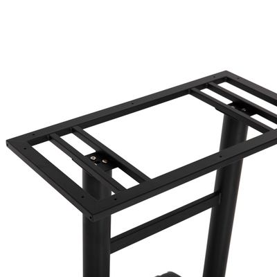 Bazë tavoline bari Metal HM479.01, metal, 40x80x91 cm, e zezë