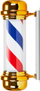 Лустер за таван Activeshop Barber BB-02, голема големина, златна боја