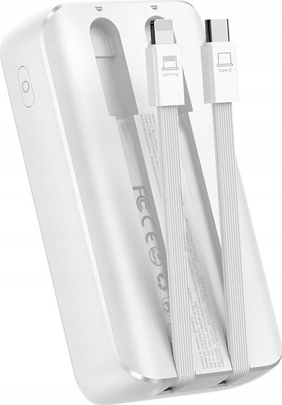 Powerbank Joyroom JR-PBC06, 10000mAh, 30W, kabllo USB C dhe Lightning të integruara