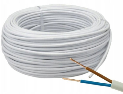 Kabllo elektrike Residential OMY, 1m, 2 x 0.75mm², e zezë