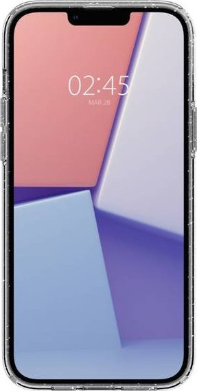 Kapak telefoni Spigen Liquid Crystal Glitter, për iPhone 14, TPU, transparent me shkëlqim
