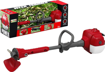 Lodër trimmer barit Power Weed Trimmer, me dritë, me tinguj, e kuqe