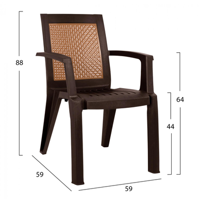 Set Tavolinë me 4 karrige HM11463, kaftë