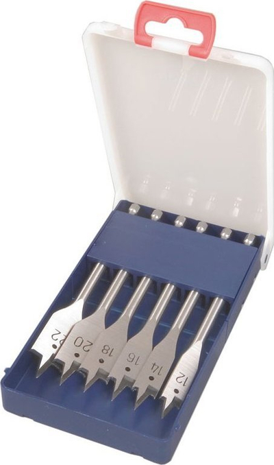 Set bita kaçavide për dru Hitachi Cassette, 6 copë, në kasetë plastike