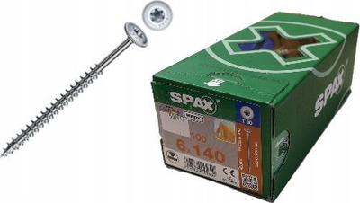 Vida ndërtimi SPAX WIROX, T30 T-Star Plus, 6.0 x 140mm, kuti 100 copë