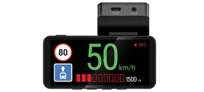 Двојна автомобилска камера Navitel R87 GPS, 2.7K, Wi‑Fi, со картичка 256GB