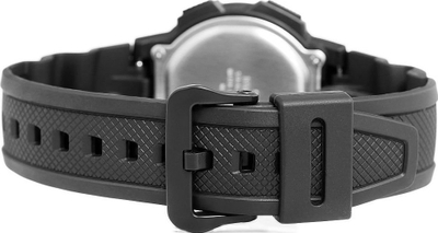 Ora digjitale Casio AE1000W 1B World Time, rezistente 100m, me ndriçim LED, e zezë
