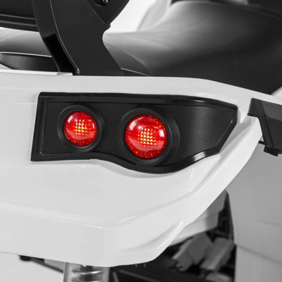 Motorrinë elektrike fëmijësh Quad ATV, 12V, rrota EVA, e bardhë