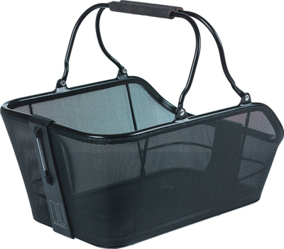 Shportë biçiklete Basil Cento Tech Fiber Nordlicht MIK, 31L, e zezë