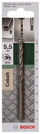 Spiral metalik Bosch 2609255073, HSS kobalt 5.5mm, gjatësi 93mm