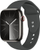 Rrip ore Crong Liquid për Apple Watch, 44/45/46/49 mm, silikon, grafit