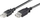 Kabllo USB Goobay 68625, USB A në USB A, 0.6 m, i zi