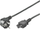 Кабел за струја MicroConnect IEC 320 C5 PE010805, 0.5m, црн