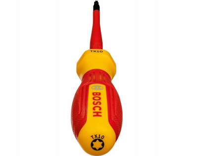 Kaçavidë izoluese Torx Bosch Professional T10, 75mm, VDE, e kuqe