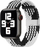 Rrip stofi për Apple Watch, 42/44/45/49 mm, bardh e zi