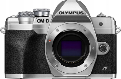 Aparat fotografik Olympus OM-D E-M10 Mark IV, 20.3MP, video 4K, argjendtë