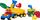 Set lodrash rëre Hemar Truck With Trailer, kamion me rimorkio, kova kështjellë, shumëngjyrësh
