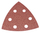 Letërbrushe trekëndore Klingspor PS 22K, 94x94mm, granullim 40, set 5 copë