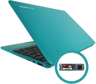 Laptop UMAX VisionBook 12WRx, 11.6 ", Intel Celeron N4020, 4GB RAM, 128GB eMMC, Intel UHD Graphics, i gjelbër