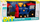 Lodër tren për shkrufosje LEAN Toys, elemente lëvizëse, plastike, blu