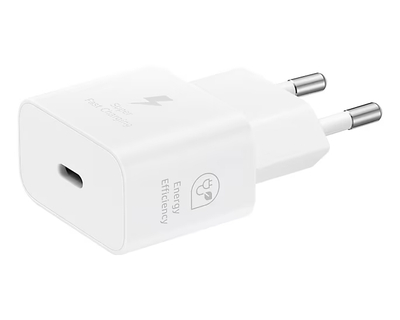 Karikues Samsung 25W, 3A, Super Fast Charge Type-C, i bardhë
