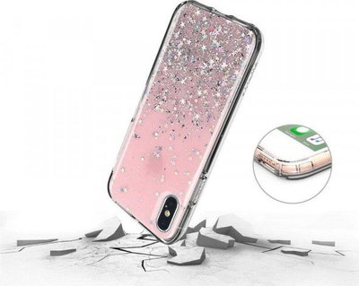 Mbulesë telefoni Wozinsky Star Glitter për Samsung Galaxy A31, me shkëlqim, e zezë