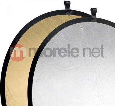 Reflektor fotografik Walimex Pro Foldable, 107cm, ari argjend