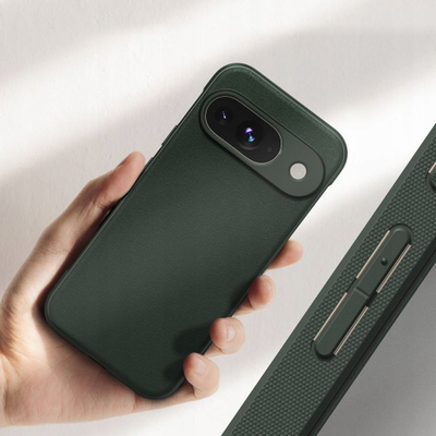 Futollë telefoni Ringke Onyx për Google Pixel 9, TPU, antibakteriale, jeshile e errët