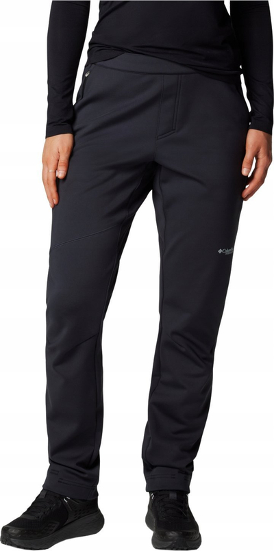 Pantallona Columbia Vest Canyon High-Rise Softshell W, për goca, softshell, të zeza