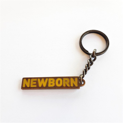 Varëse çelësash Rezniqi - Newborn, metalike me ngjyrë të verdhë