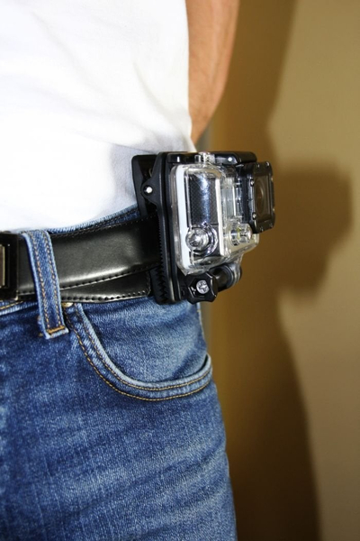 Mbajtëse klips që rrotullohet për GoPro Hero 9, për me e vënë te rrobat edhe çantat, e zezë