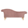 Sofa velvet Niovi krah i djathtë 187×61×82 cm (HM3008.05), rozë