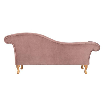 Sofa velvet Niovi krah i djathtë 187×61×82 cm (HM3008.05), rozë