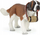 Figurë lodër Papo Saint Bernard, plastikë, shumëngjyrëshe