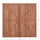 Sipërfaqe tavoline HomeMarkt HM18136, dru teak masiv, 70x70x4 cm, natyrale