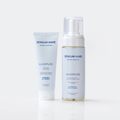 Maskë pastruese fytyre ALGOPURE Cleansing Clay Mask, me argjilë dhe prebiotikë