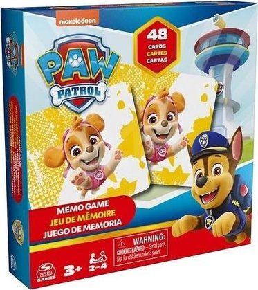 Loja memori Spin Master PAW Patrol, 48 letra, për fëmijë 3+