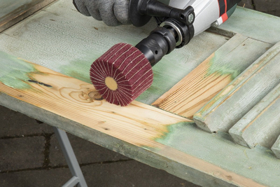 Set për lëmim druni Wolfcraft Wood Finishing Set 5642000, 7 pjesë, rrotë lëmimi dhe lustër