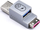 Bllokues të dhënash USB SmartKeeper Basic USB A, siguri për karikim, gri me rozë